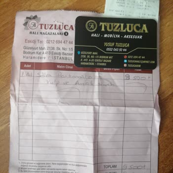 Tuzluca Halı Ürünümü Teslim Etmiyor
