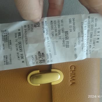 Chima Marka Çantada Kalite Sorunu.