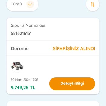 Ebebek Aldığım Ürünü Başkasına Satmış