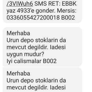 Ebebek Aldığım Ürünü Başkasına Satmış