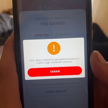 Ziraat Mobil Erişim Kısıtlanması