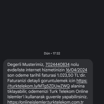 TTNET Yüksek Fatura