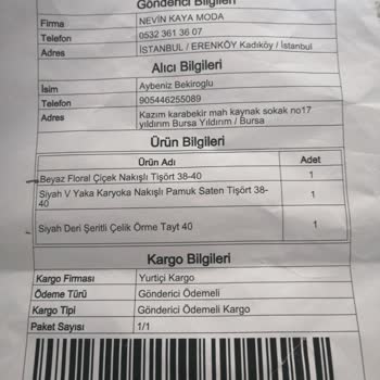 Nevin Kaya Moda Kargo Ücretini 2 Kattı Alıyor...