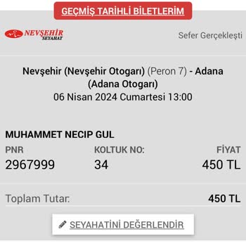 Nevşehir Seyahat Firmasına Şikayet Mağdur Oldum