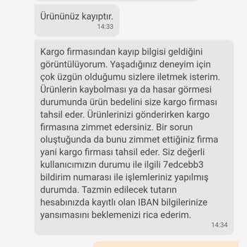 Trendyol Express Gönderdiğim Kargomu Kaybetti