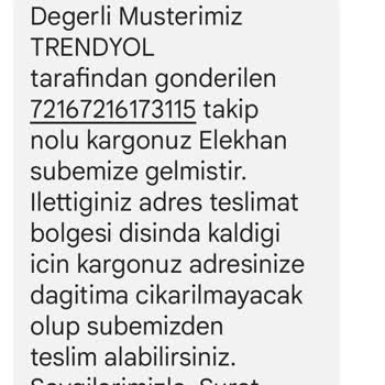 Trendyol Kargo Teslim Edilmedi