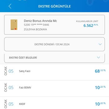 Denizbank Satış Faizi Nedir