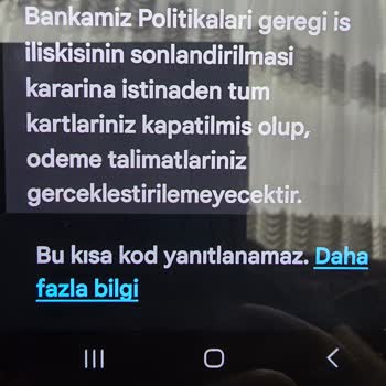 Garanti BBVA Garanti İş Sonlandırması