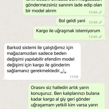 Fırat Kaya Collection Değişim Sorunu Saçmalığı