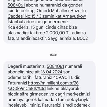 Millenicom Abonelik İptali Ve Modem İadesi Karmaşası