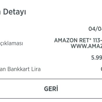 Amazon Bilgim Olmadan Kredi Kartımda Harcama Yapılmıştır.