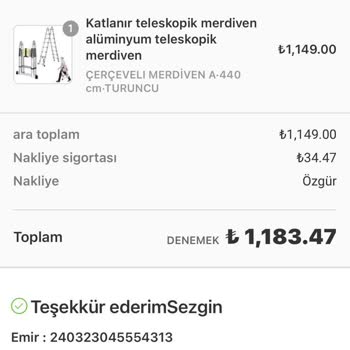Ktlega (Niwryp.com) Ürün Teslimatı Yapılmayan Alışveriş Deneyimim