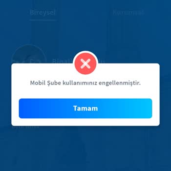 Halkbank Mobil Erişim Engeli Kaldırma