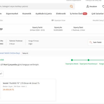 Trendyol'da Beklenen TV Hayal Kırıklığı Yarattı