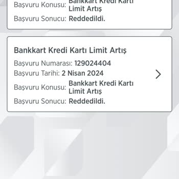 Ziraat Bankası Limit Artış Talebim Sürekli Red Yiyor.