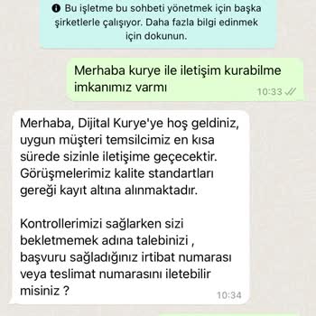 Dijital Kurye Firmasının Teslimat Sorunları