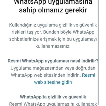 WhatsApp Kullanamıyorum Numarama Engel Koymuşsunuz