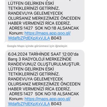Barış Tıbbi Görüntüleme Merkezi Görüntüleme Merkezinde Yaşanan Randevu Ve İletişim Sorunları