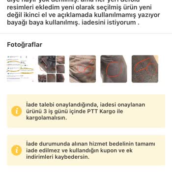 Dolap İade Kargoyu Ve Komisyonu Haklı Olduğu Halde Alıcıya Yüklüyor