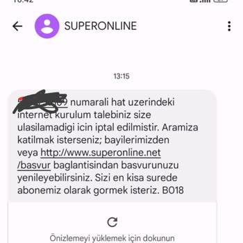 Turkcell Superonline 15 Gün Başvuru Yapamazsınız