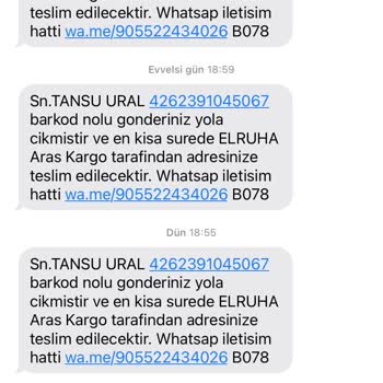 Aras Kargo Kargo Eve Gelmedi