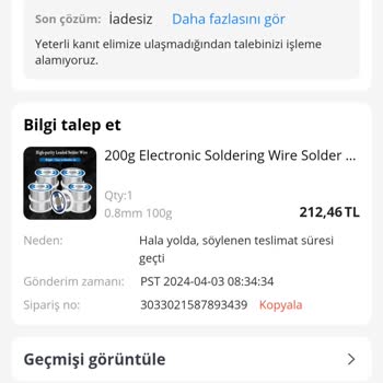 Aliexpress İnternetten Alınan Ürünün Gümrükte Kalması