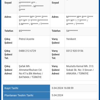 Sürat Kargo Teslim Edilmeyen Ürün