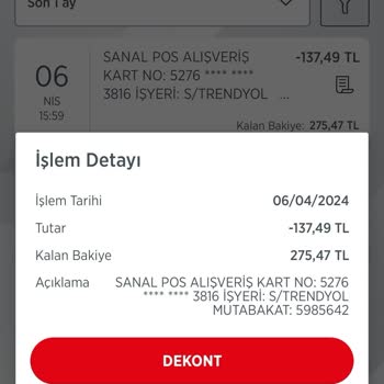 Trendyol Sipariş İptali İşlemlerinde Para İadesi Yapmıyor!