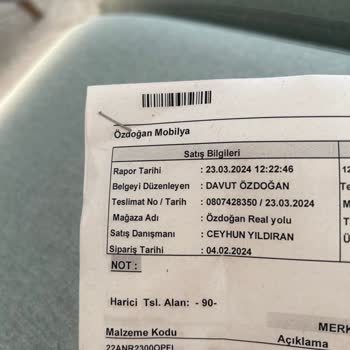 Bellona Mobilya Satın Alımında Yaşanan Teslimat Sorunları
