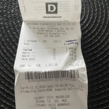 Deichmann Nike Ayakkabı 4 Ayda Yırtıldı