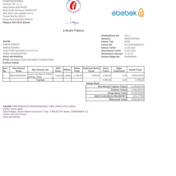 Ebebek Alınan Ürün Pişmanlığı