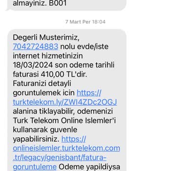 Türk Telekom Magnet Sürekli Artan Fatura