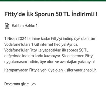 Vodafone Çarktan İnternet Verilmiyor