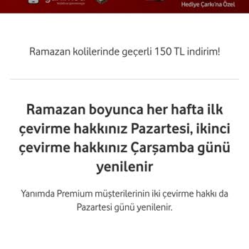 Vodafone Çarktan İnternet Verilmiyor