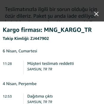 MNG Siparişimi Kendisi İptal Ediyor :)
