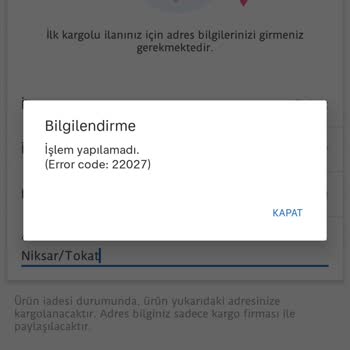 Sahibinden Ürün Paylaşım Hatası: 2 Gündür Devam Eden Sorun İçin Yardım!