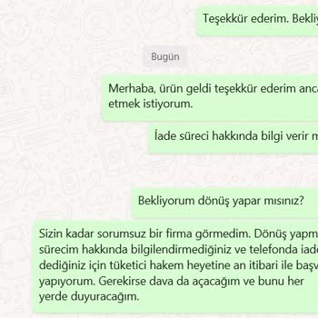 Ahunare - Aldığınız Ürünü İade Etmiyor - Ücret İadesi Yapmıyor