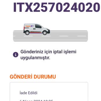 Bershka Ürünü Satıcıya Teslim Etmeden Ürünün Teslim Edildiğini Diyor