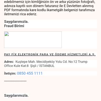 Payfix Te Hesabım Olup Olmadığını Öğrenmek İstiyorum