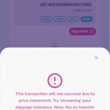 PancakeSwap Saga Coin Para Çekememe