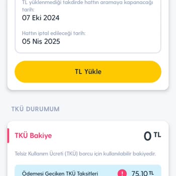 Turkcell Bakiye Yükleme Sonrası Borç Düşmeme Sorunu