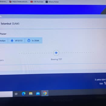 AJet (Anadolu Jet) Bilet Aldım Gözükmüyor