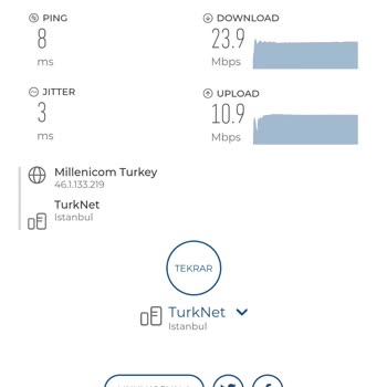 Millenicom İnternet Hız Problemli