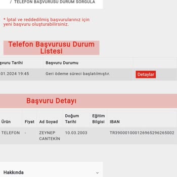 Gençlik ve Spor Bakanlığı Devlet Desteği Olan Telefon Parası İadesini