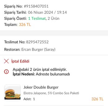 Trendyol GO Haksızlığı Ücret İadesi Yapılmaması