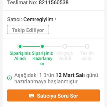 Trendyol Klima Siparişinde Yaşanan Gecikme Ve İletişimsizlik Sorunu