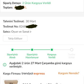 Trendyol Express Görünürken AGT Firmayla Kaybolan Ürün!