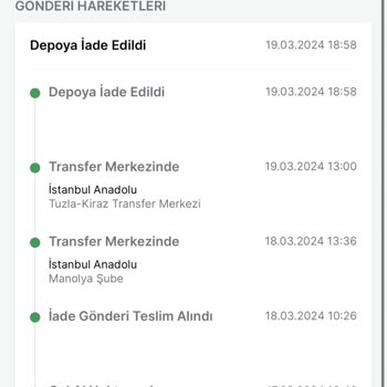 Trendyol Milla İade Gönderildiği Halde Kargolanmadı Deniyor