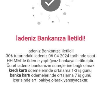 Yemeksepeti Paramı İade Etmedi!