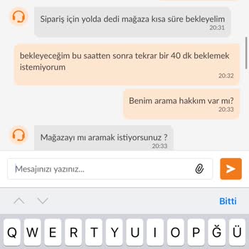 Trendyol Yemek Siparişim Teslim Edilmedi